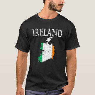 アイルランドの地図 Tシャツ