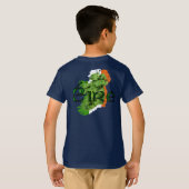 アイルランドの地図v2 by Kenneth Yoncich Tシャツ (裏面フル)