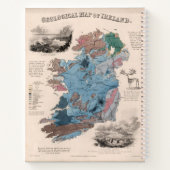 アイルランドの地質図 ノートブック (裏面)