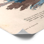 アイルランドの地質図 ポスター (角)