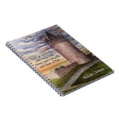 アイルランドの城とランドスケープの水の色ノートブック ノートブック (右側)