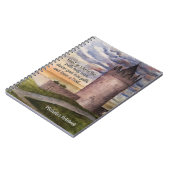 アイルランドの城とランドスケープの水の色ノートブック ノートブック (左側)