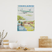 アイルランドの壁のアート 旅行ポスター 印刷 ポスター (キッチン)