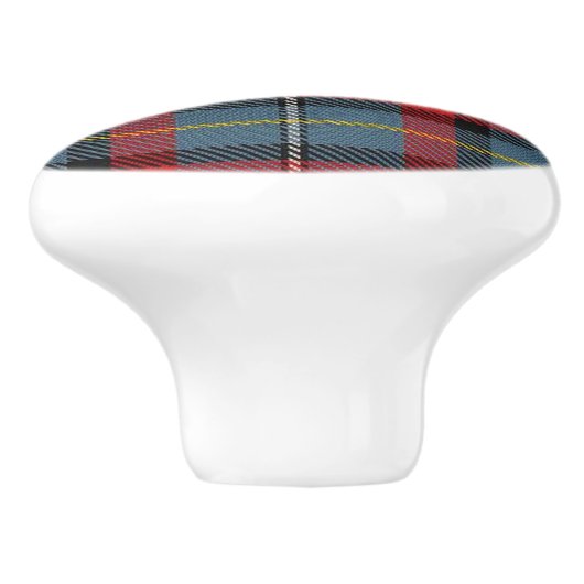 アイルランドの壮大さの一族のMacNamaraのタータンチェック格子縞 セラミックノブ (側面)