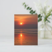 アイルランドの夕日 – アイルランド海 – はがき (スタンド正面)