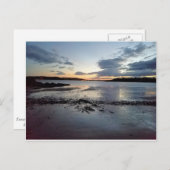 アイルランドの夕日 ポストカード (正面/裏面)