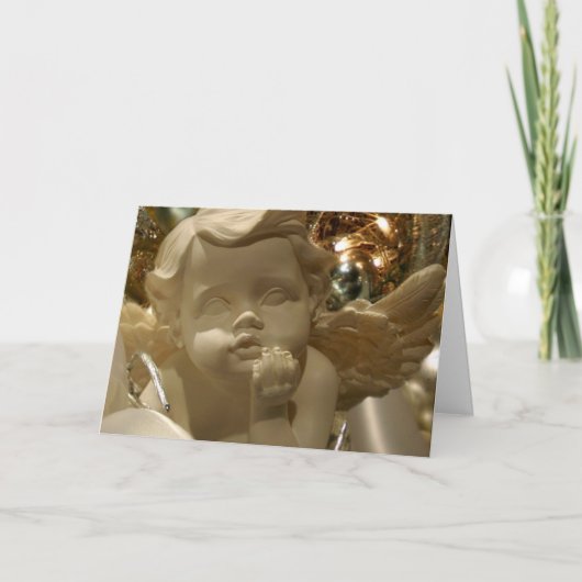 アイルランドの天使のクリスマスカード シーズンカード (正面)