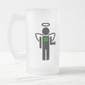 アイルランドの天使 フロストグラスビールジョッキ (左)