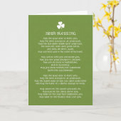 アイルランドの天恵およびシャムロック カード (黄色い花)