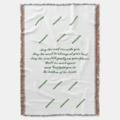 アイルランドの天恵のブランケット スローブランケット (正面縦)