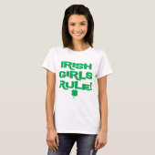 アイルランドの女の子の規則! Tシャツ (正面フル)