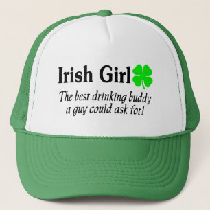 アイルランドの女の子は最も最高のな飲む相棒人できました キャップ