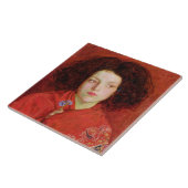 アイルランドの女の子1860年(bで置かれるキャンバスの油 タイル (側面)