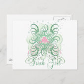 アイルランドの女の子 2 ポストカード (正面/裏面)