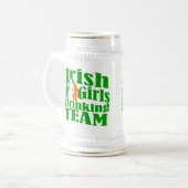 アイルランドの女子の飲みチーム ビールジョッキ (正面左)