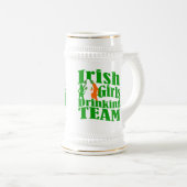 アイルランドの女子の飲みチーム ビールジョッキ (正面右)