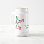 アイルランドの女子の飲みチーム ビールジョッキ (正面左)