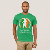 アイルランドの女子の飲みチーム Tシャツ (正面フル)