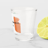 アイルランドの姓カスタム名フラッグカラー懇親会 ショットグラス (右)