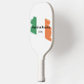 アイルランドの姓カスタム名フラッグカラー懇親会 ピックルボールラケット (左)