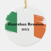 アイルランドの姓 セラミックオーナメント (正面)