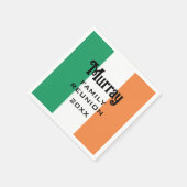 アイルランドの姓 ネーム カスタム スタンダードカクテルナプキン (角)