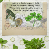 アイルランドの家の天恵の台所タオル キッチンタオル (折り畳み)