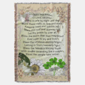 アイルランドの家の天恵の投球毛布 スローブランケット (正面縦)