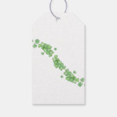 アイルランドの小さなシャムロックベビーシャワーの好意タグ ギフトタグ (裏面)