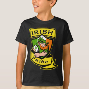 アイルランドの小妖精のラグビープレーヤーのケルト族の旗アイルランド Tシャツ
