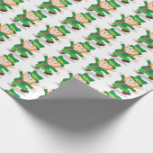 アイルランドの小妖精の包装紙| St. Patricks日 ラッピングペーパー (角)