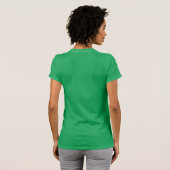 アイルランドの少女と彼女の犬 Tシャツ (裏面フル)