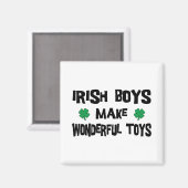 アイルランドの少年たちが素敵なおもちゃを作る マグネット (正面/裏面)