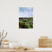 アイルランドの岩の多い風景の崩壊 ポスター (キッチン)