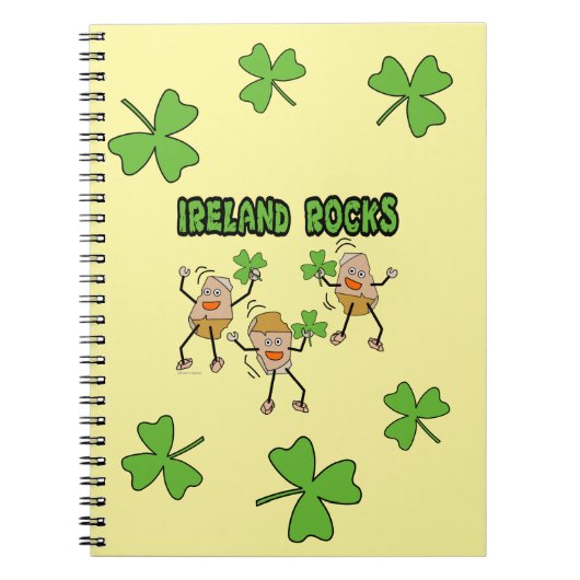 アイルランドの岩 ノートブック (正面)