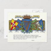 アイルランドの州はがき ポストカード (正面/裏面)