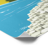 アイルランドの巨人のコーズウェイ・ヴィンテージ旅行ポスター ポスター (角)