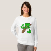 アイルランドの帽子およびシャムロック Tシャツ (正面フル)
