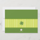 アイルランドの帽子のパーティの招待状 招待状 (裏面)