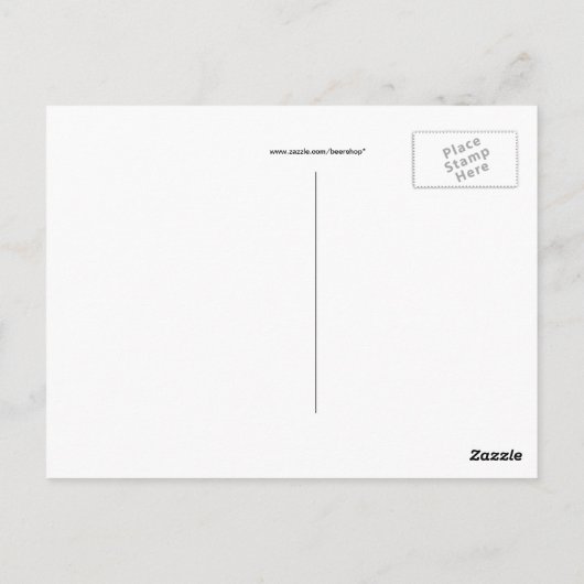 アイルランドの幸せな緑ビール日の郵便はがき ポストカード (裏面)