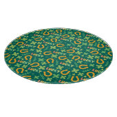 アイルランドの幸運な緑パターン カッティングボード (角)