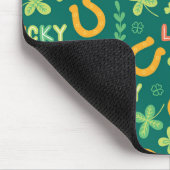 アイルランドの幸運な緑パターン マウスパッド (コーナー)