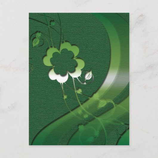 アイルランドの幸運のシャーロックのポストカード ポストカード (正面)