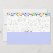 アイルランドの幸運の招待状 招待状 (裏面)