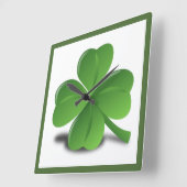 アイルランドの幸運 スクエア壁時計 (傾斜)