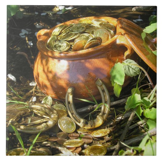 「アイルランドの幸運」 タイル (正面)