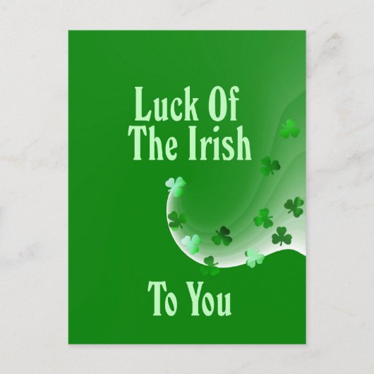 アイルランドの幸運 ポストカード (正面)