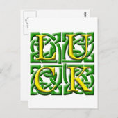 アイルランドの幸運 ポストカード (正面/裏面)