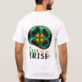 アイルランドの幸運 – 幸運なチャーム Tシャツ (裏面)