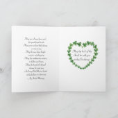 アイルランドの幸運、聖パトリックの日、4シャーロック カード (内部)